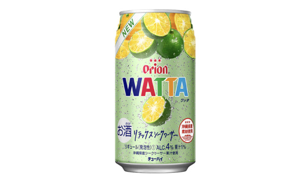 オリオンビール「WATTA リラックスシークヮーサー」350ml×48本