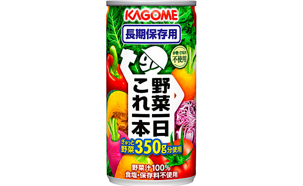 KAGOME「野菜一日これ一本 長期保存」190g×60本