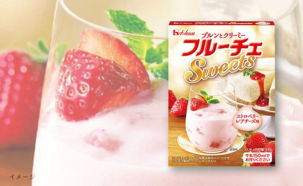 ハウス食品「フルーチェSweets ストロベリーレアチーズ味」150g×30個の