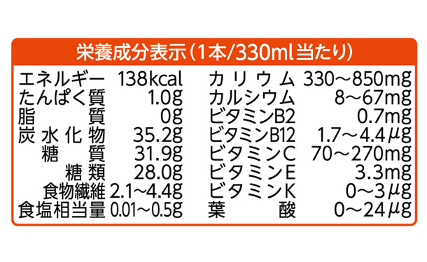 カゴメ「野菜生活100 Smoothie ビタミンスムージー」330ml ×24本