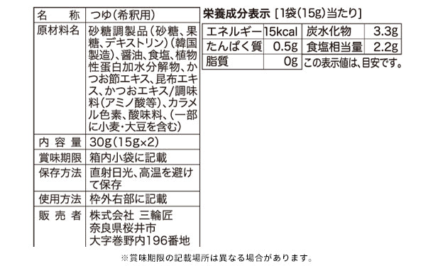 「三輪匠 麺のつどいバラエティセット（TSS-30F）」2箱